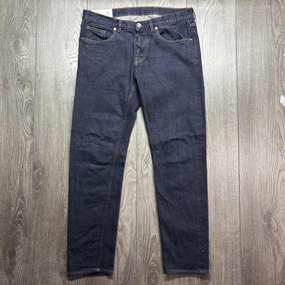 Eleventy Platinum Special Collection Mens Dark Wash Denim Jeans Made in Italy 32